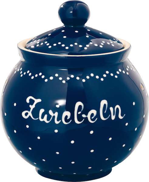 Echt Bürgel * Zwiebeldose hellblau