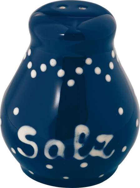 Echt Bürgel * Salzstreuer klein hellblau